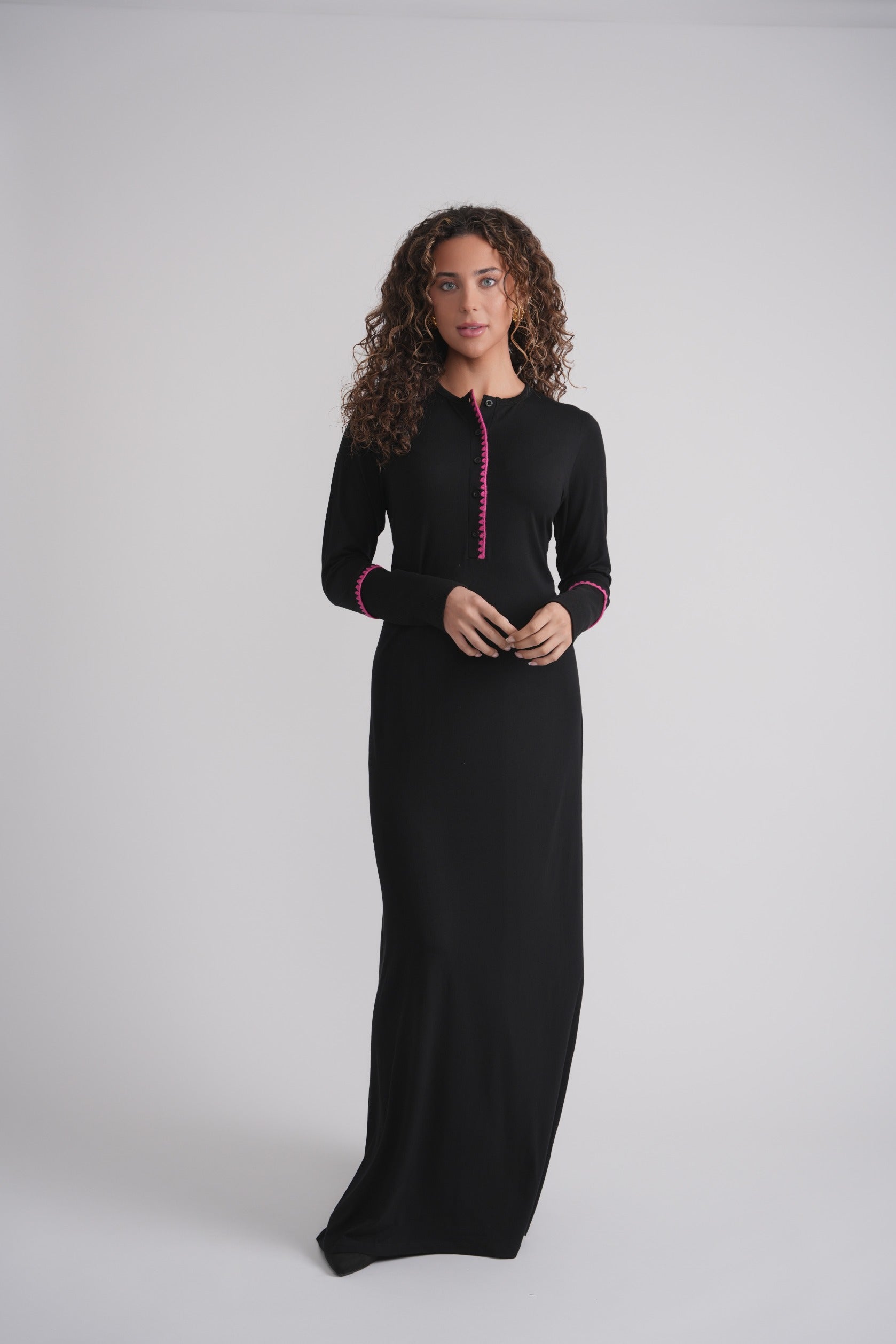Embroidered Stitch Nightgown