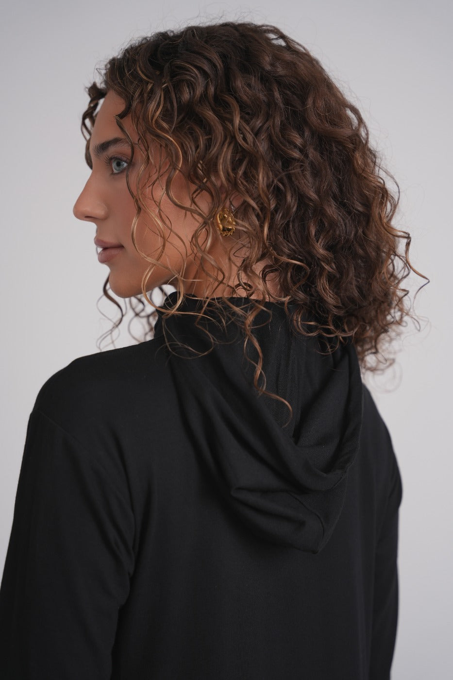 Oversized Button Morning Robe