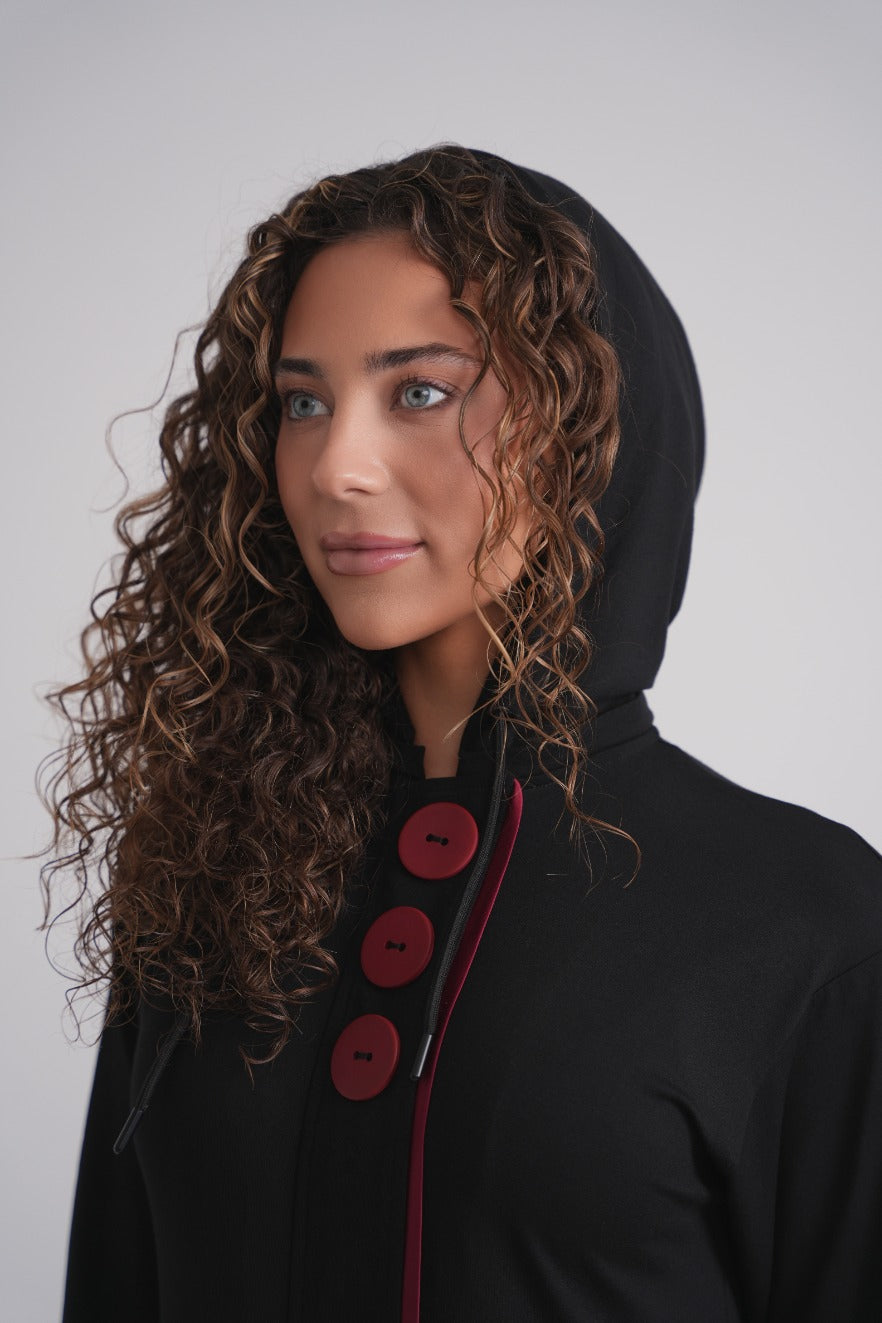 Oversized Button Morning Robe