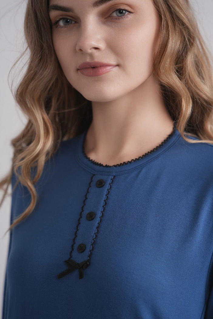Dainty Trim Nursing Nightgown