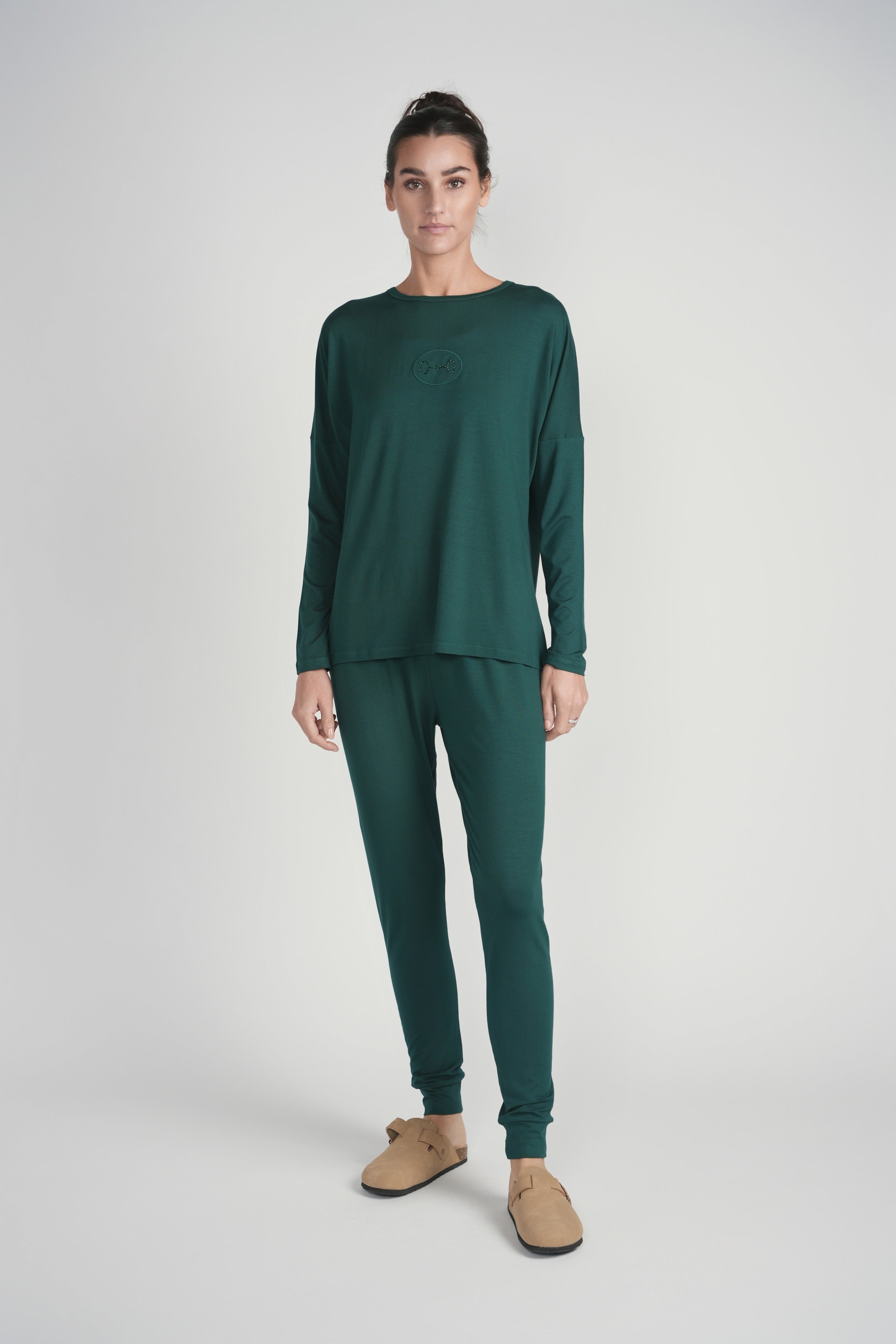 Horesbit Rhinestone Pajama