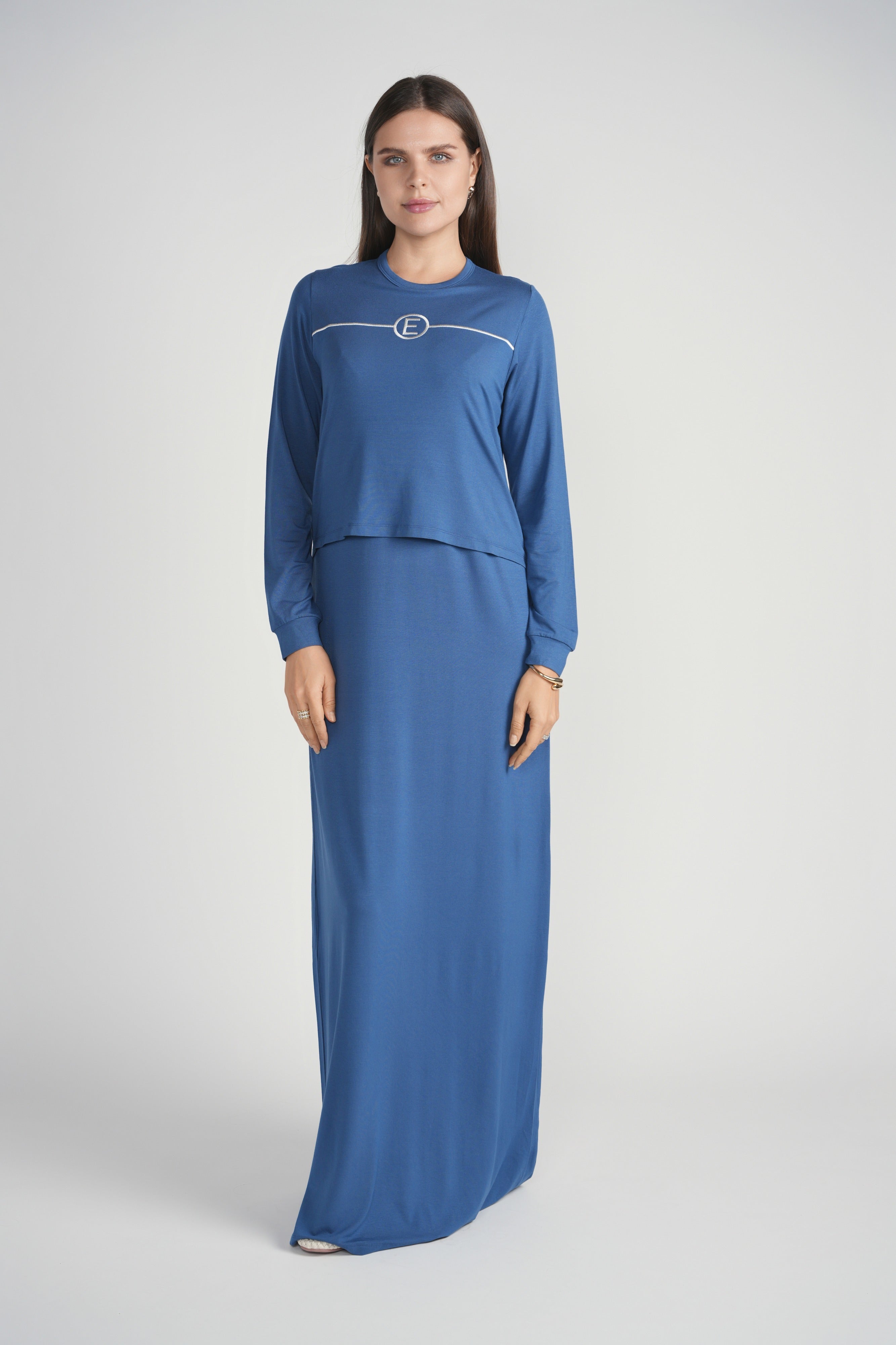 Embroidered Nursing Nightgown