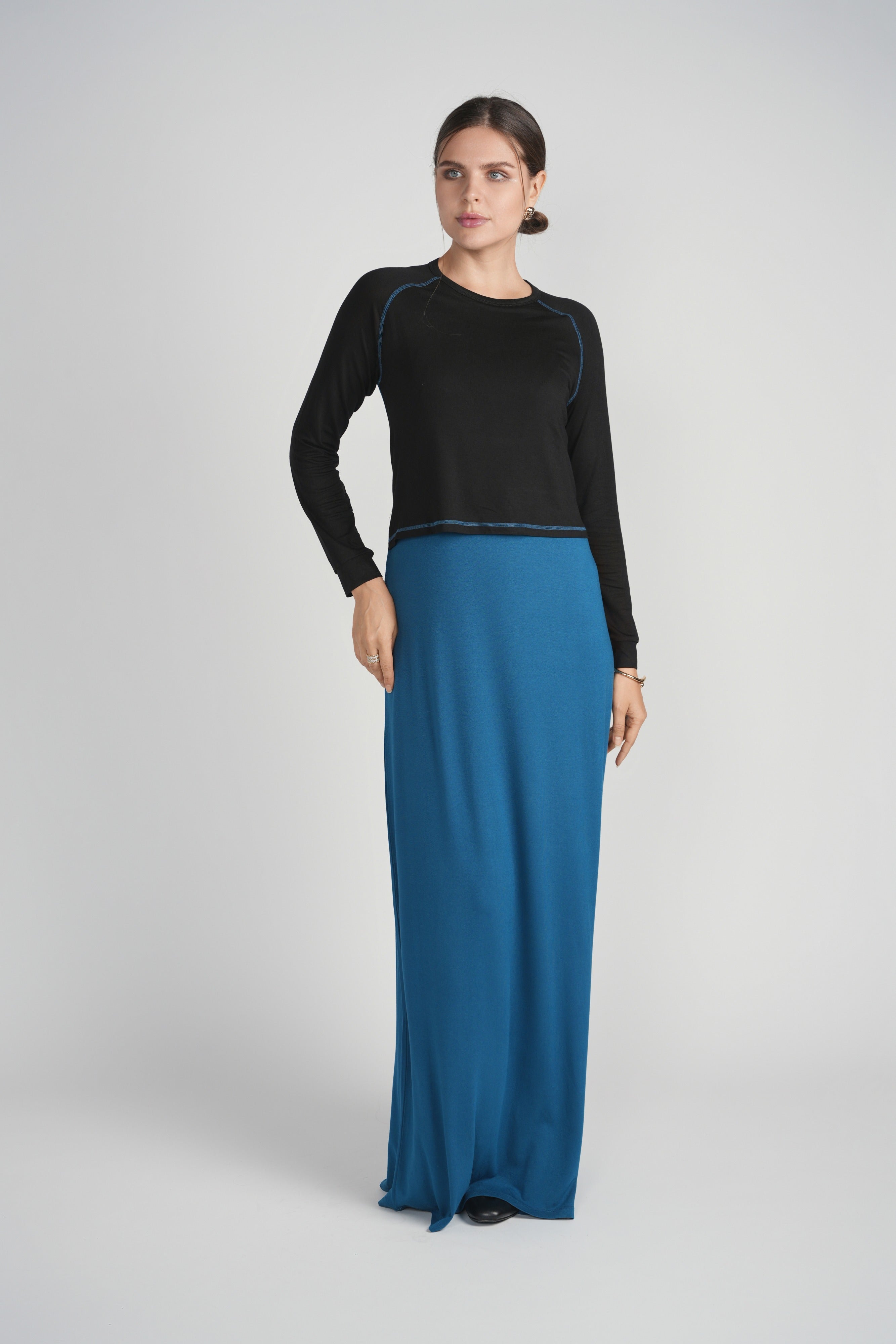 Raglan Sleeve Nursing Nightgown