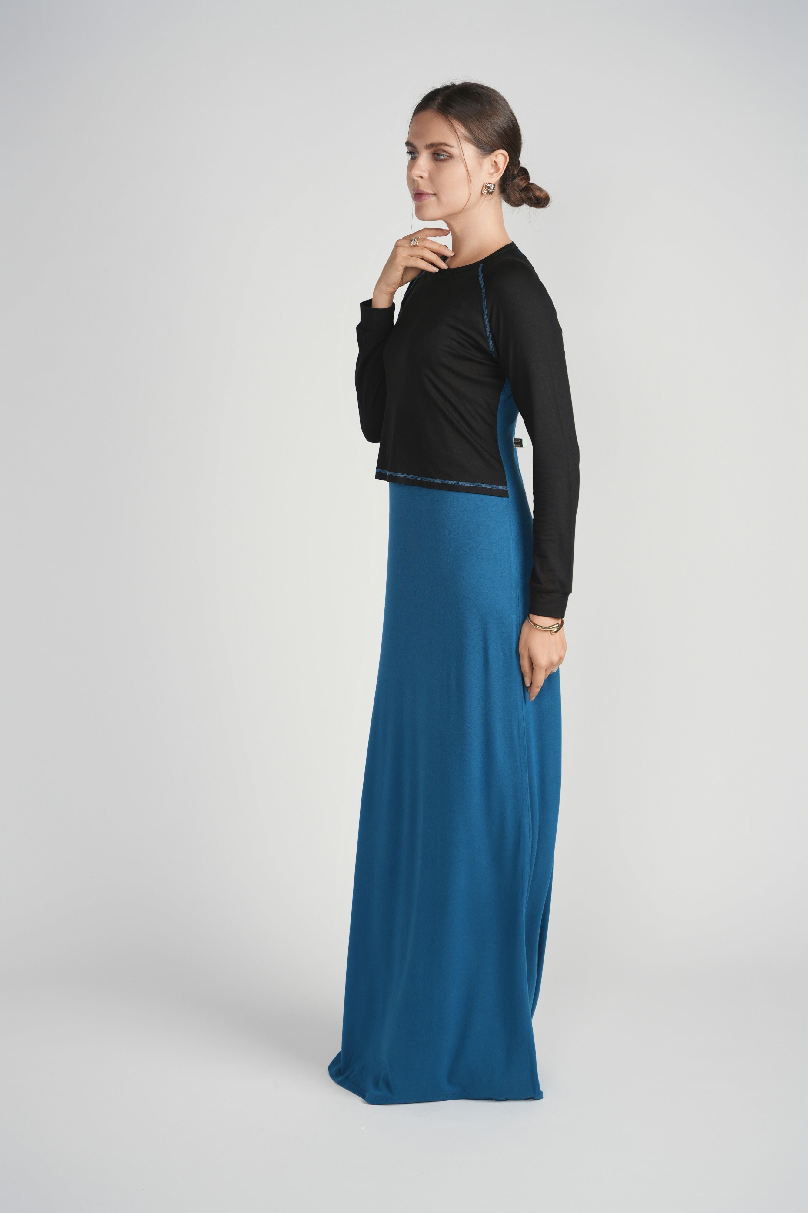 Raglan Sleeve Nursing Nightgown