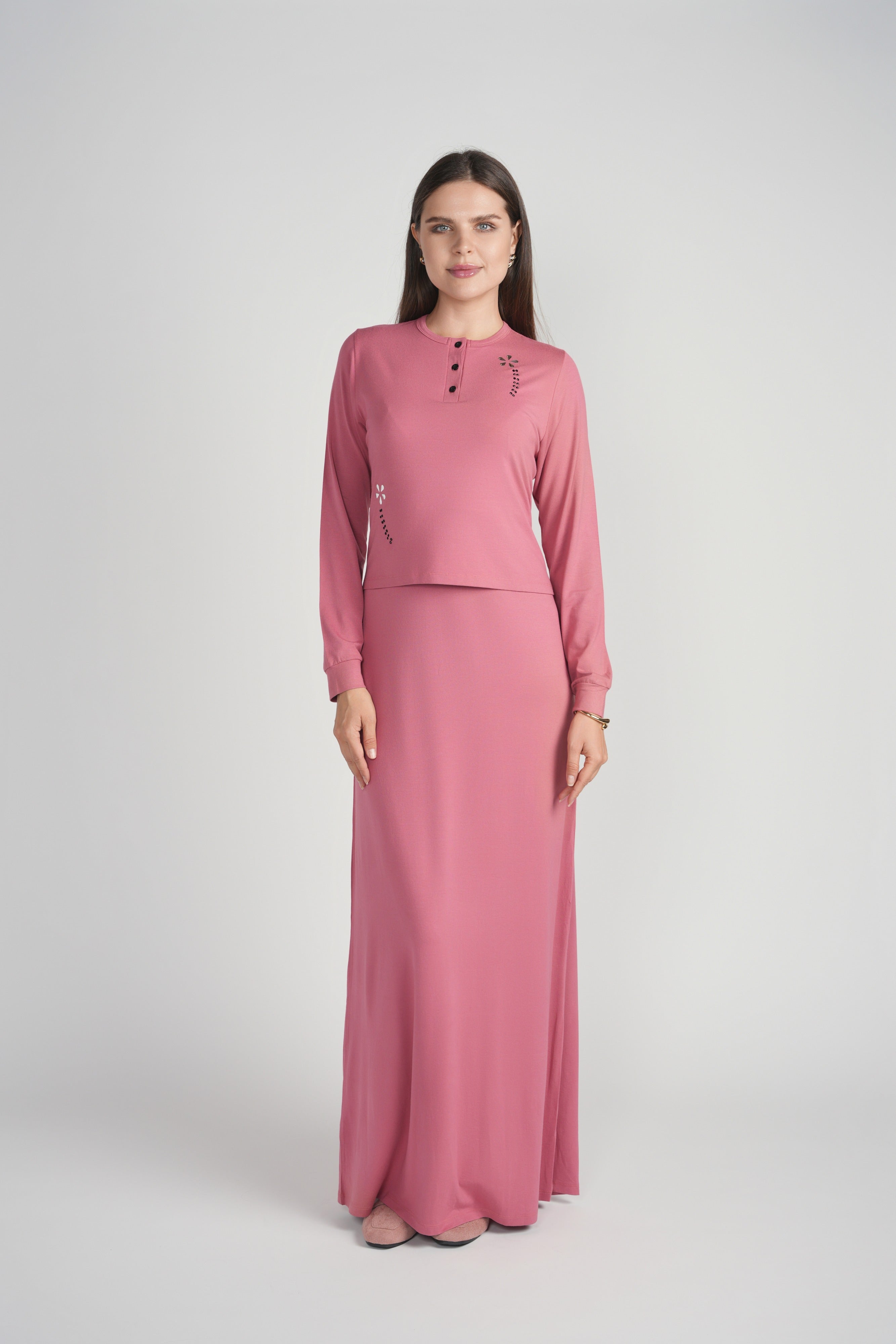 Studded Nursing Nightgown