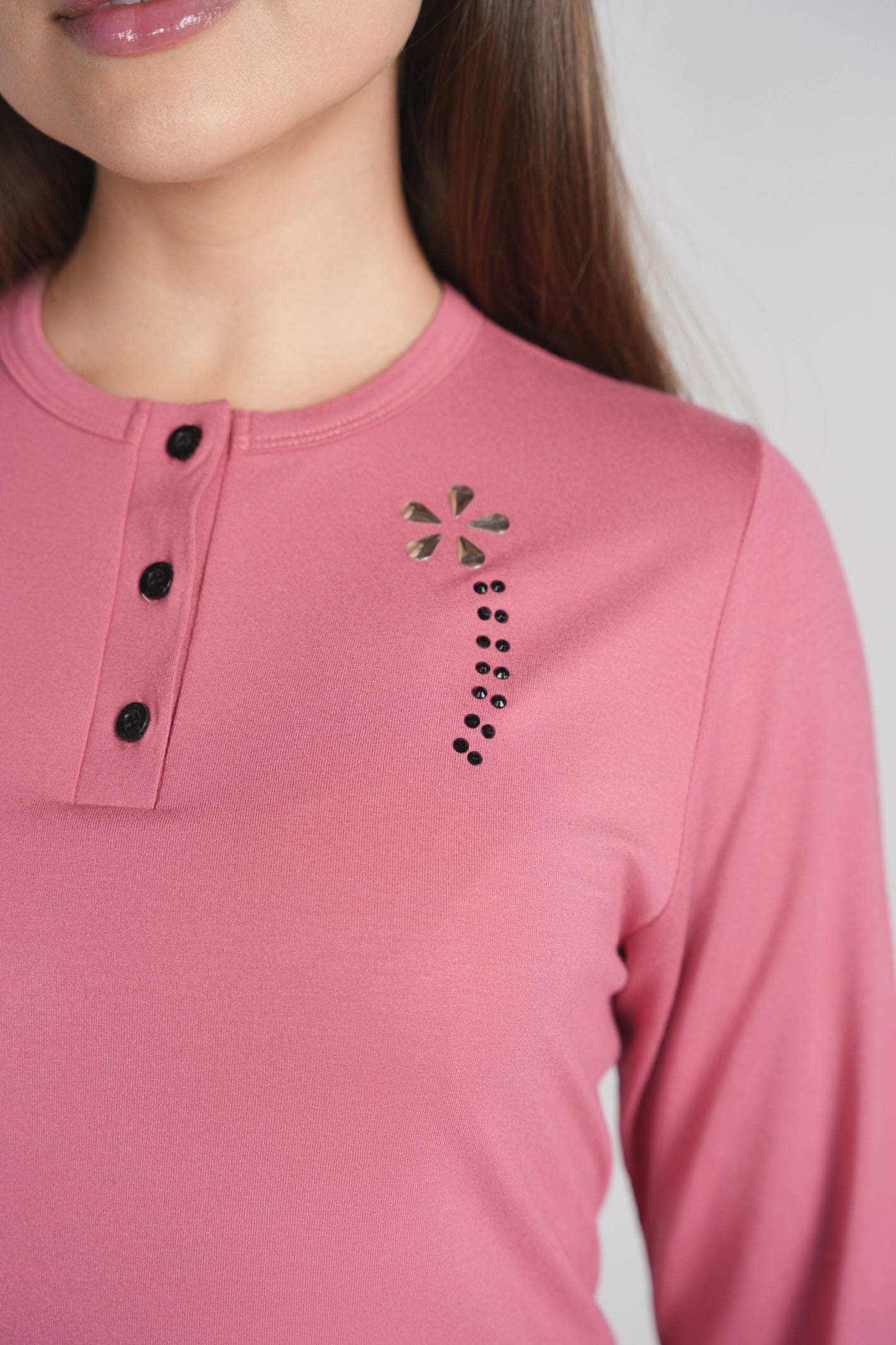 Studded Nursing Nightgown