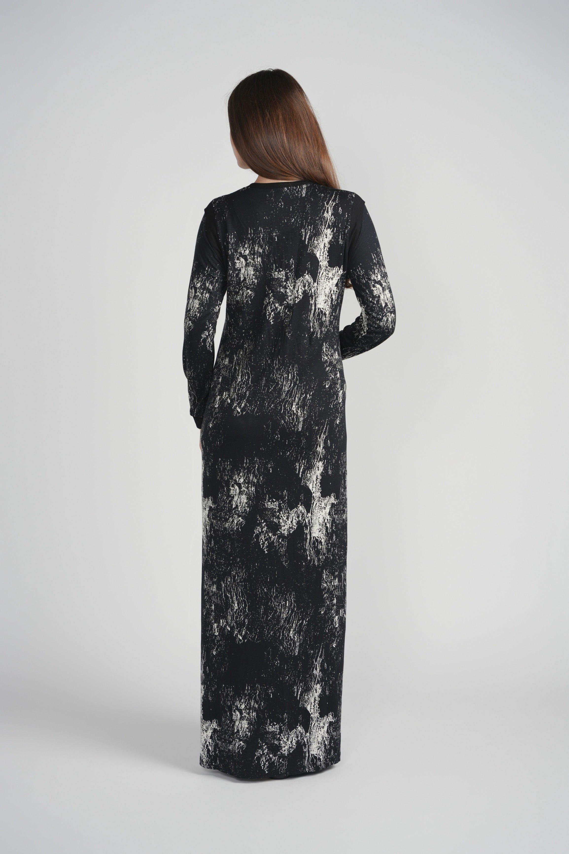 Full Print Button Nightgown