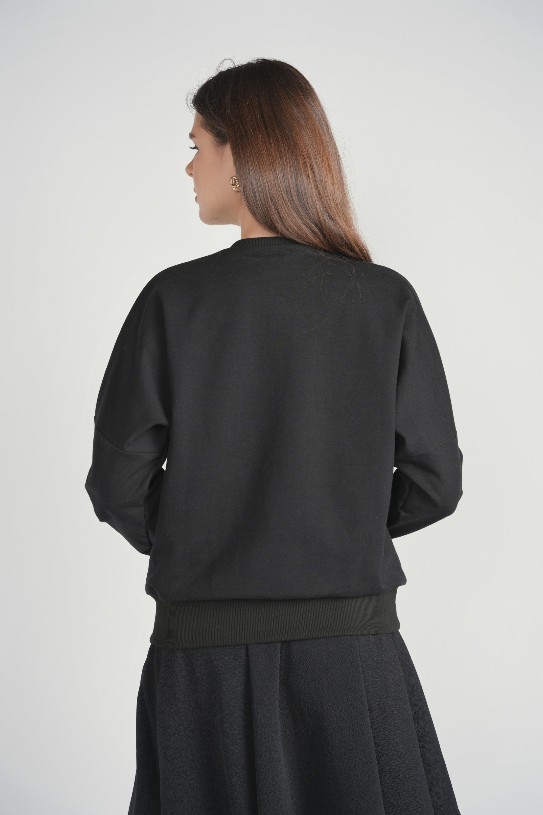 Nailhead Sweatshirt - Black