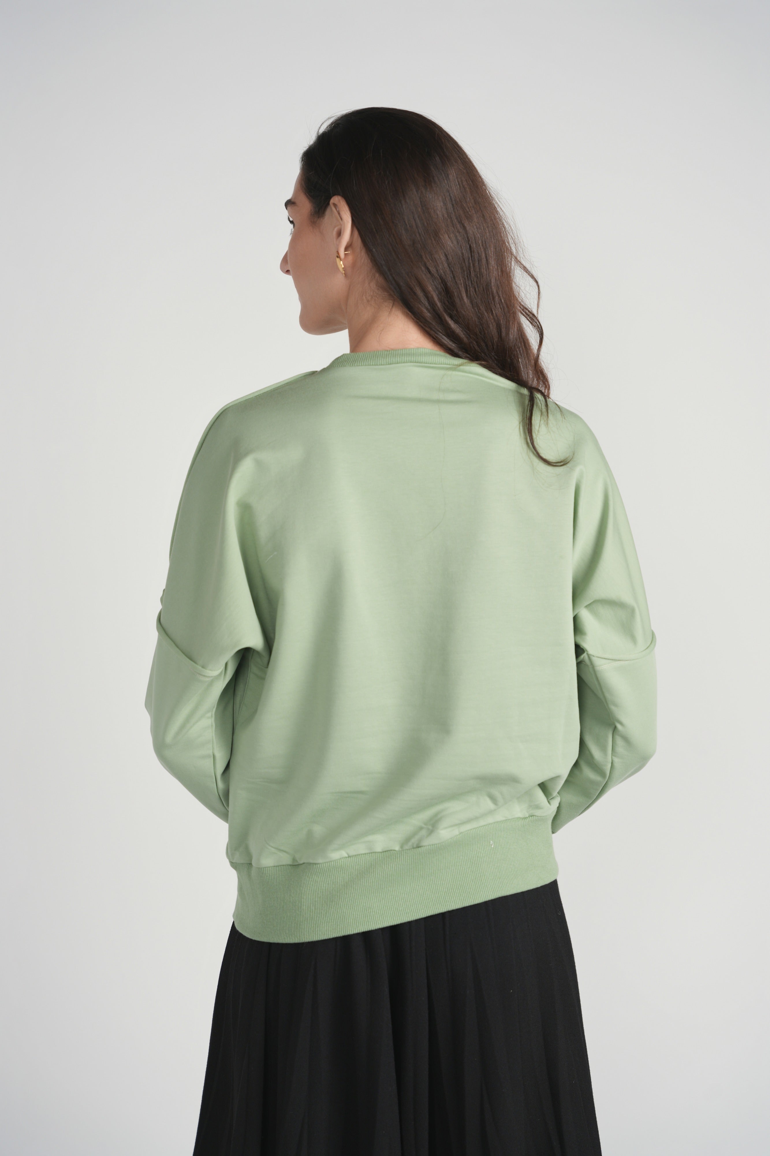 Pocket Sweatshirt - Pistachio Green