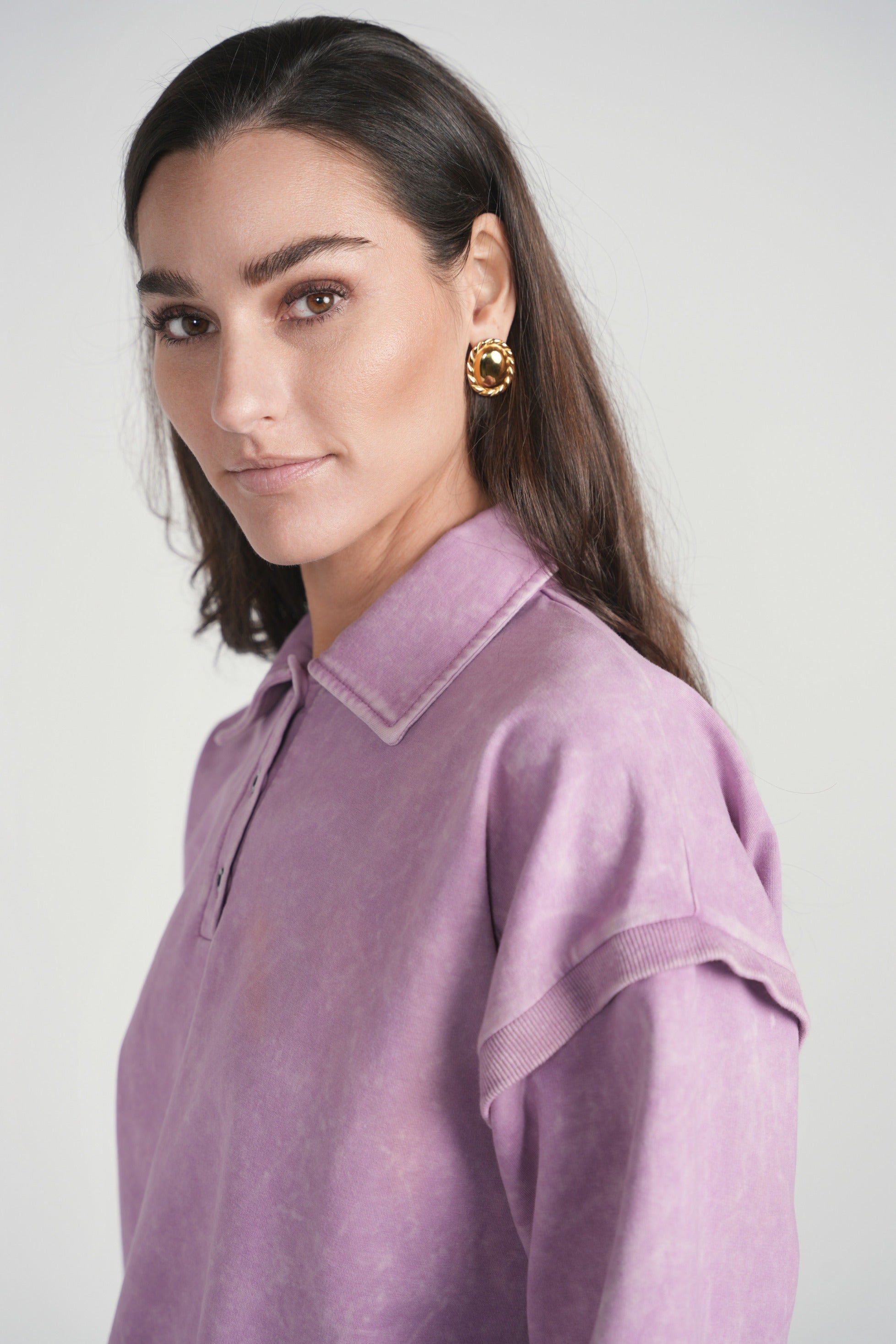 Acid Wash Collar - Pink Acid Wash