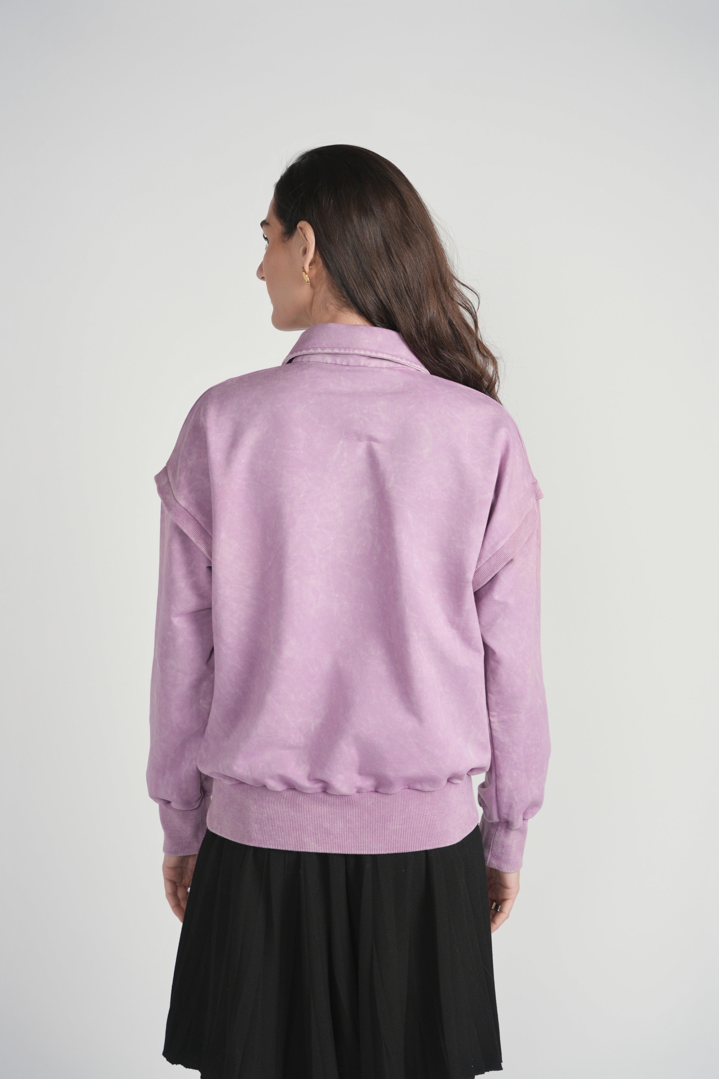 Acid Wash Collar - Pink Acid Wash