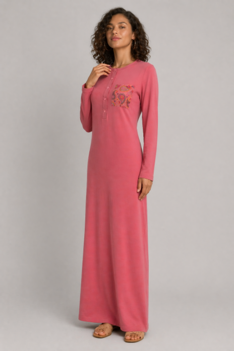 Paisley Pocket Print Nightgown