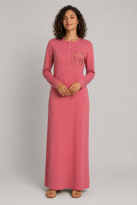 Paisley Pocket Print Nightgown
