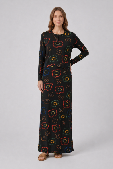 Printed Flower Nursing Lounger