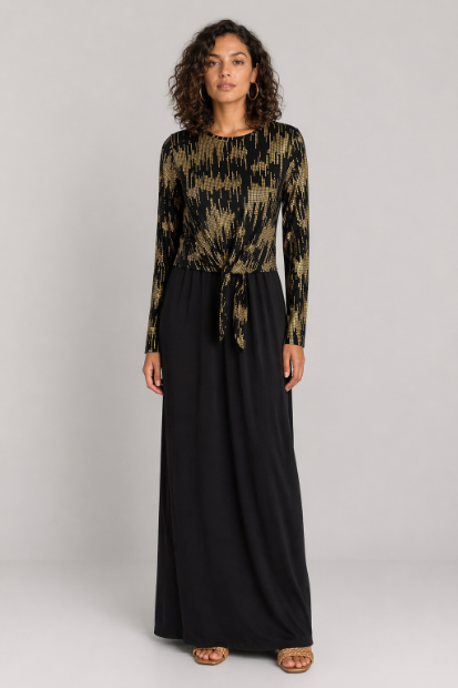 Gold Printed Tie Nursing Lounger
