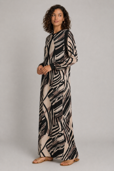 Printed Buttoned Lounger