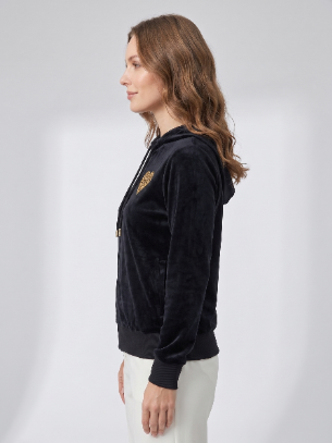 Velour Full Zip Hoody
