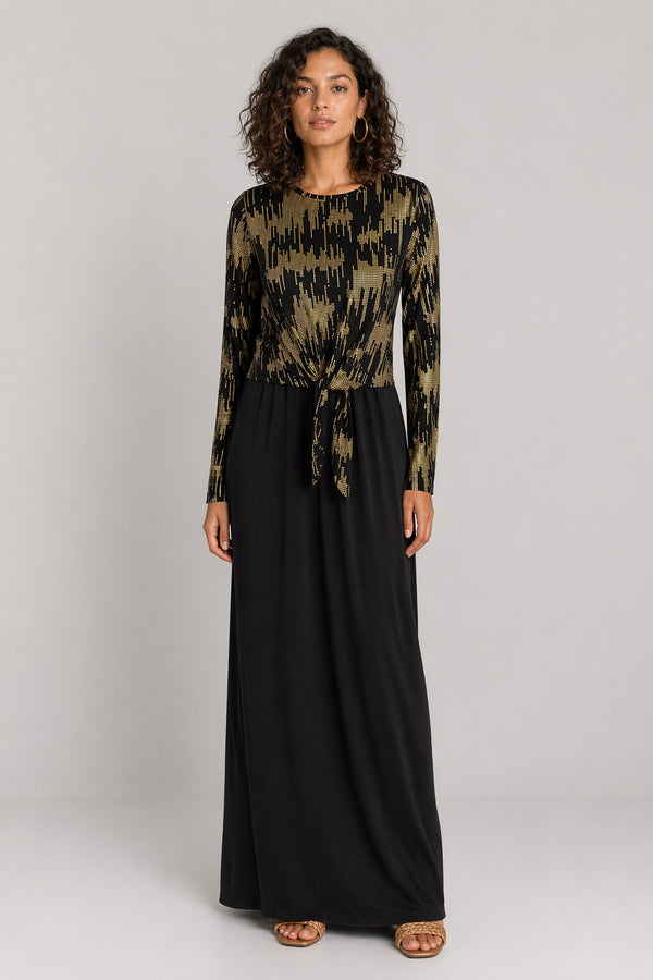 Gold Printed Tie Nursing Lounger